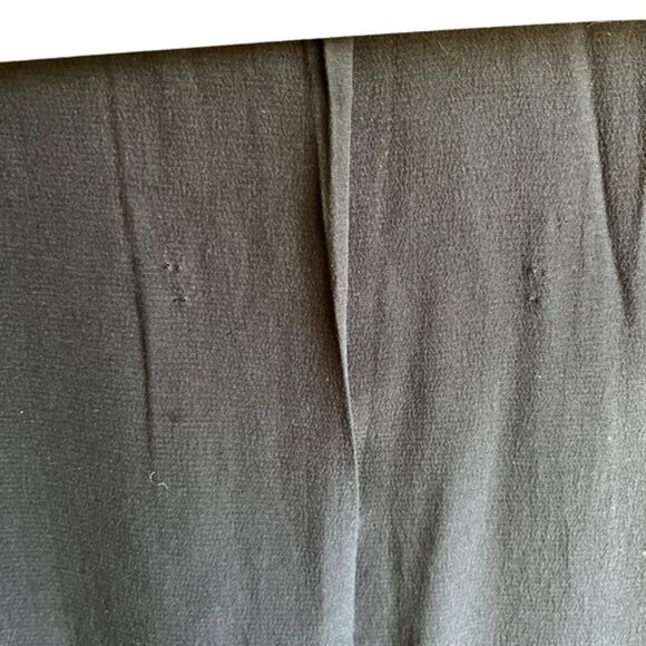 VEDA Black Suede Leather Jacket Wool Knit Panels Underarms Women’s Medium - Picture 12 of 14